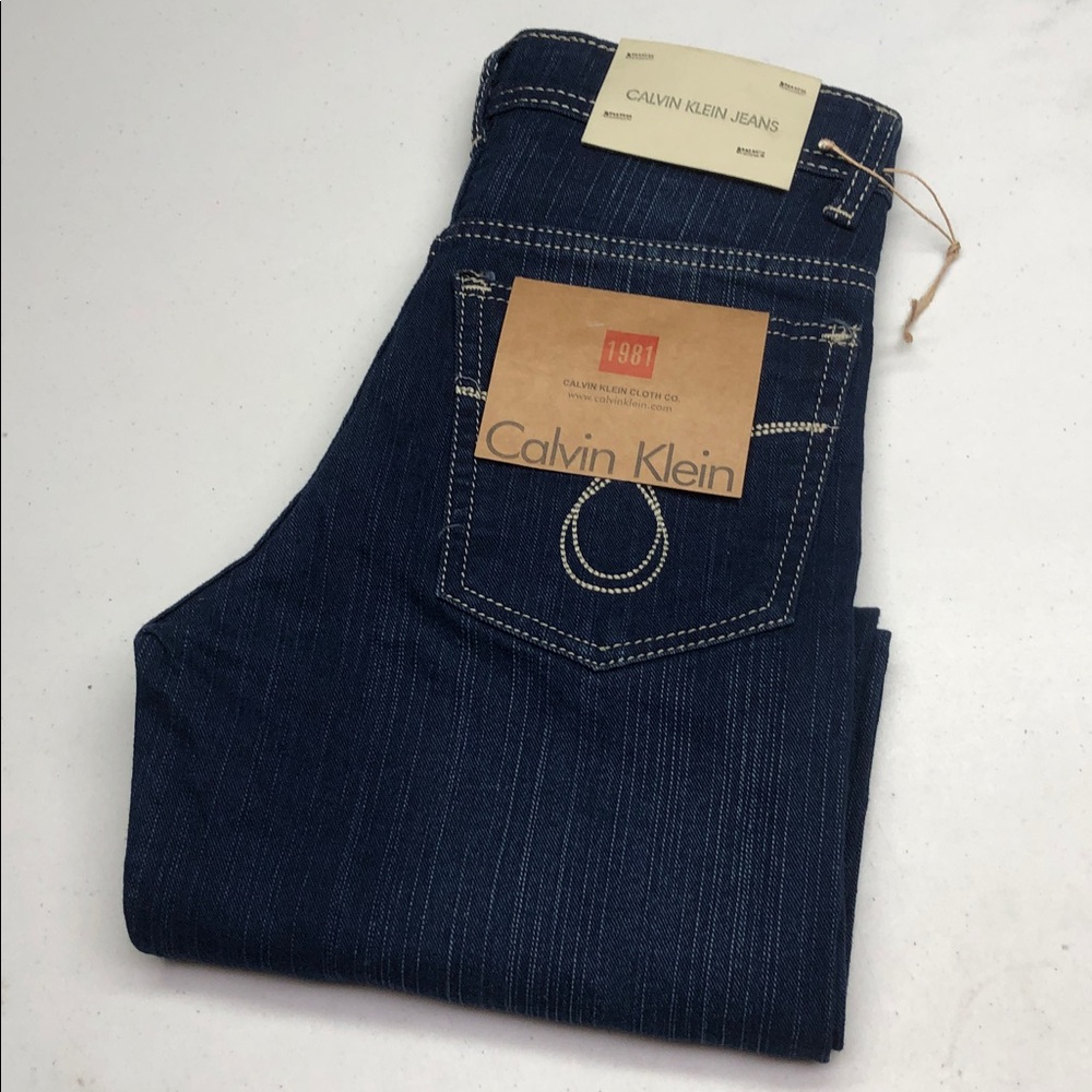 NWT CALVIN KLEIN WIDE LEG CAPRI JEANS 25x22 ⭐️